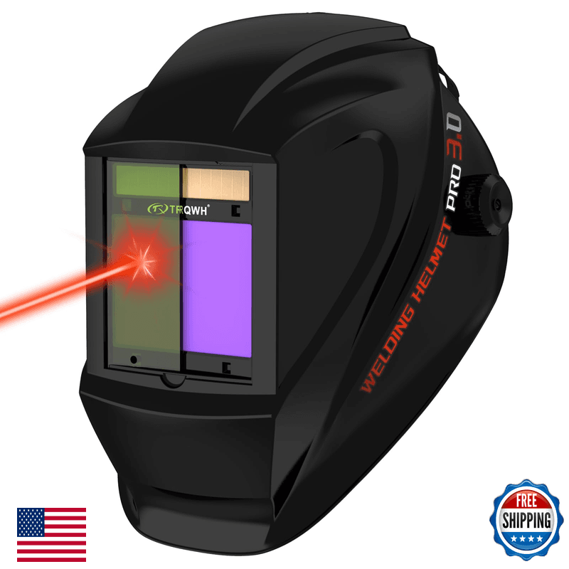 Trqwh Laser Auto Darkening Welding Helmet Od10 190Nm-450Nm900Nm-1100Nm Large - Image 1
