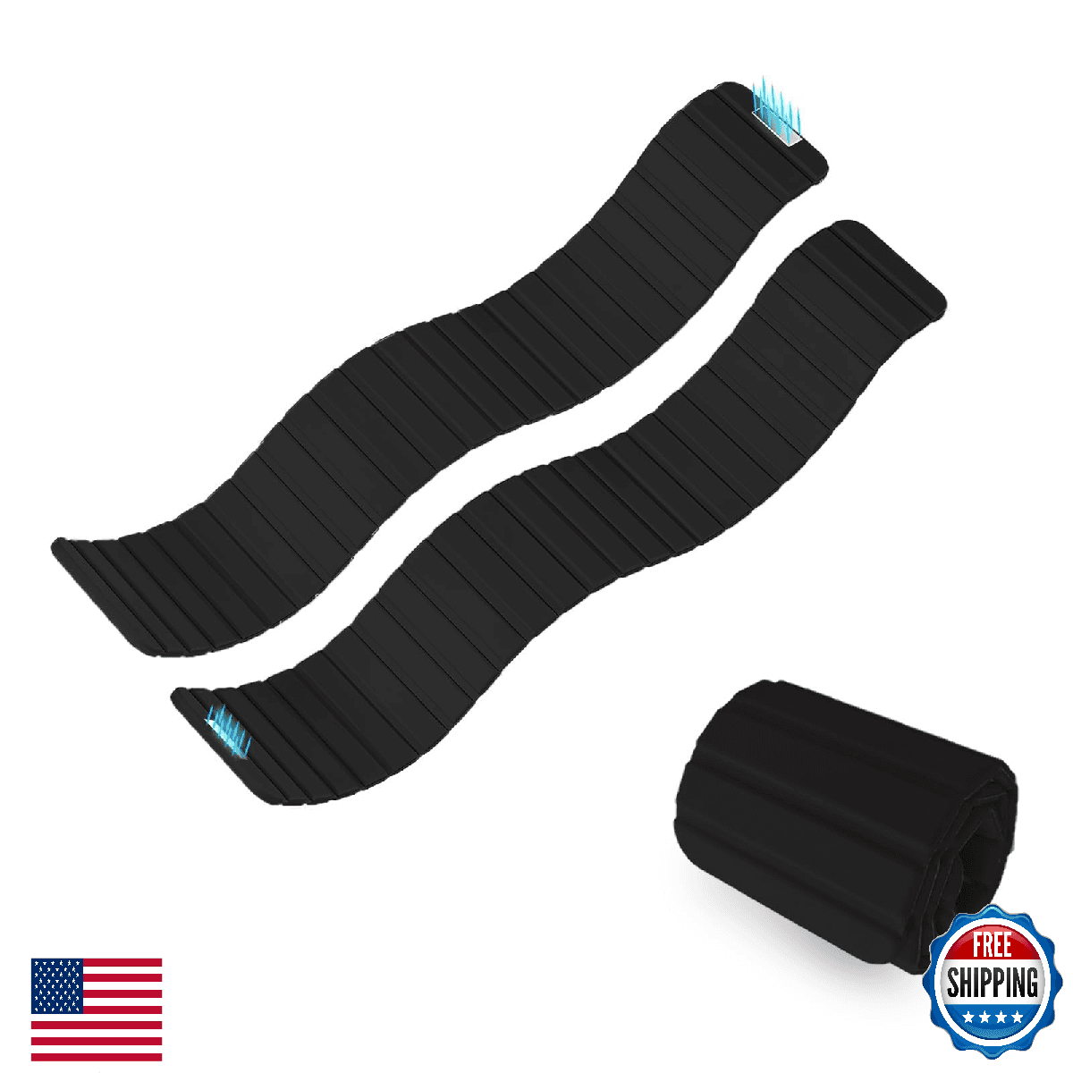 TOSAMC Adjustable Wrist Ankle Weights Set 2lb Pair Fitness Exercise Bracelets Me - Image 1