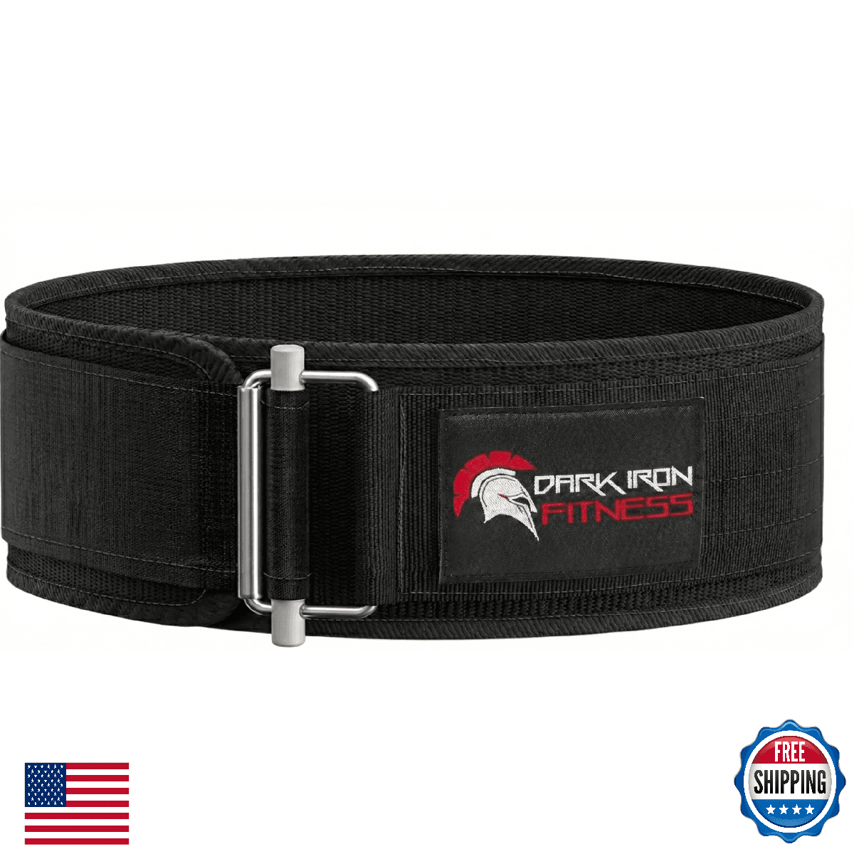 Dark Iron Fitness XS Self-Locking Weight Lifting Belt Powerlifting Squats 80 Cha - Image 1