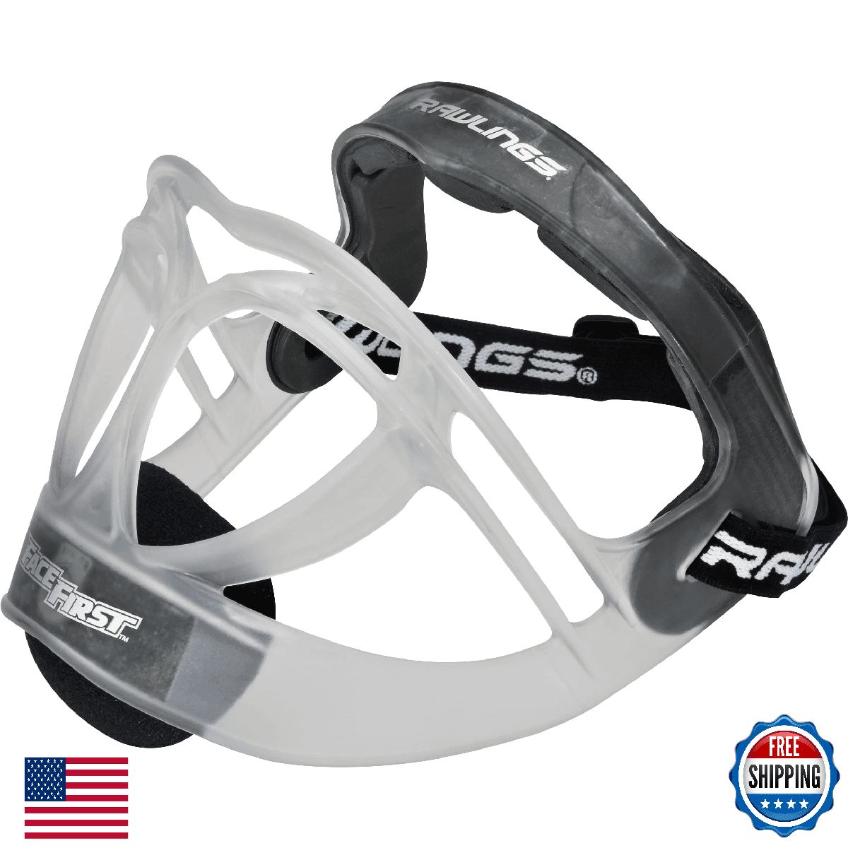 Rawlings FACE FIRST Fielder's Mask Fastpitch Softball Adjustable One Size - Image 1