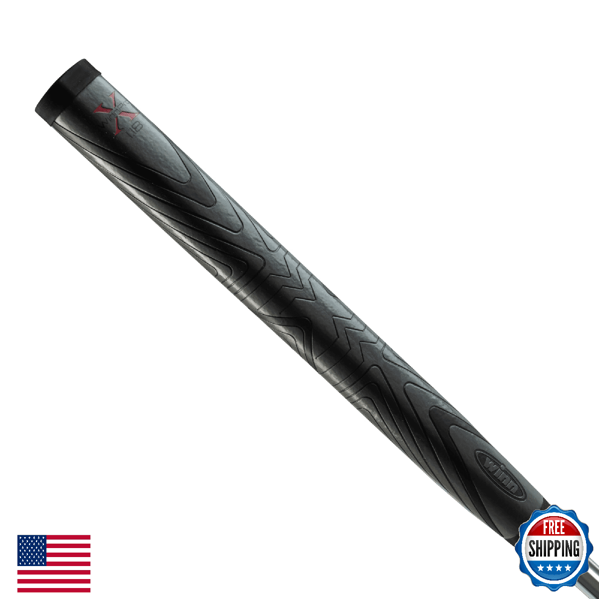 Winn Pro X 1.18 Putter Grip Midsize Gray/Black WPX18-DG â Enhanced Feel - Image 1