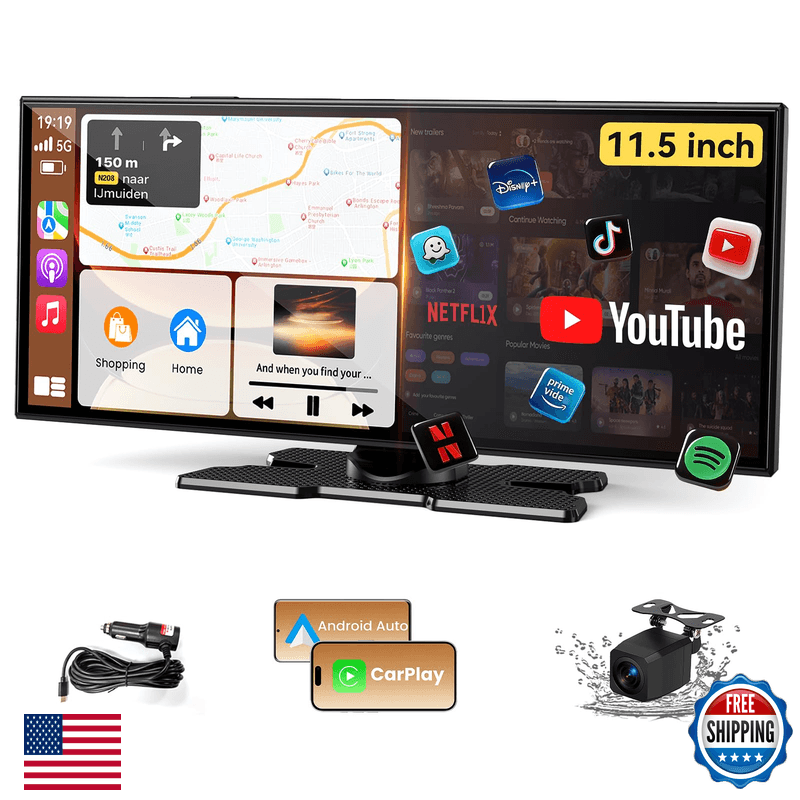Leadtree Largest 11.5 Inch Wireless Carplay Screen For Carbuilt-In - Image 1