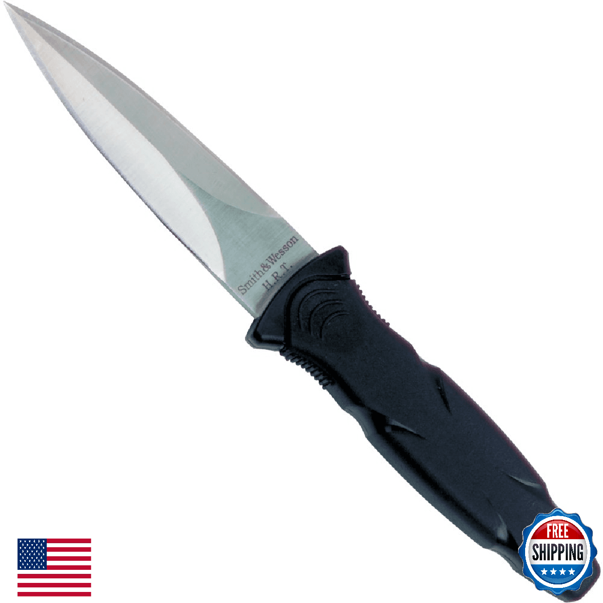 Smith & Wesson SWHRT3 7.5" HRT High Carbon S.S. Full Tang Fixed Blade Knife - Image 1