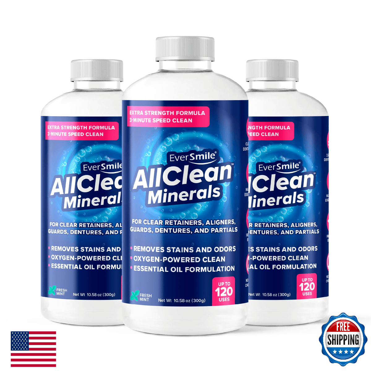 EverSmile AllClean Minerals Deep Cleaner for Retainers Clear Aligners Invisalign - Image 1