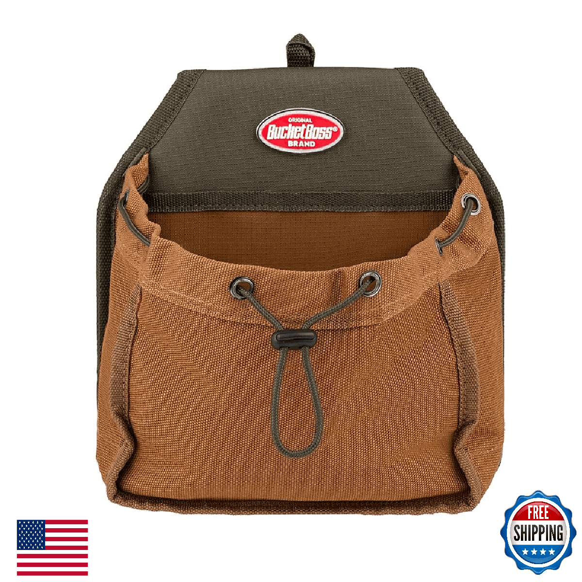 Bucket Boss FlapFit Parachute Pouch w/ Speed Square Pocket 54135 - Image 1