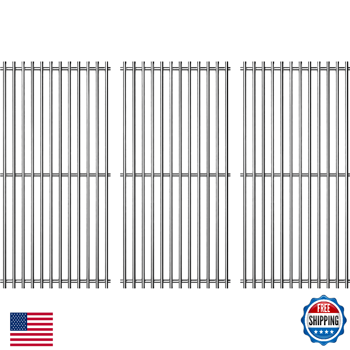 Tmozyar 18-1/8" Stainless Steel Grates Replacement for Charbroil 463263110, 4632 - Image 1