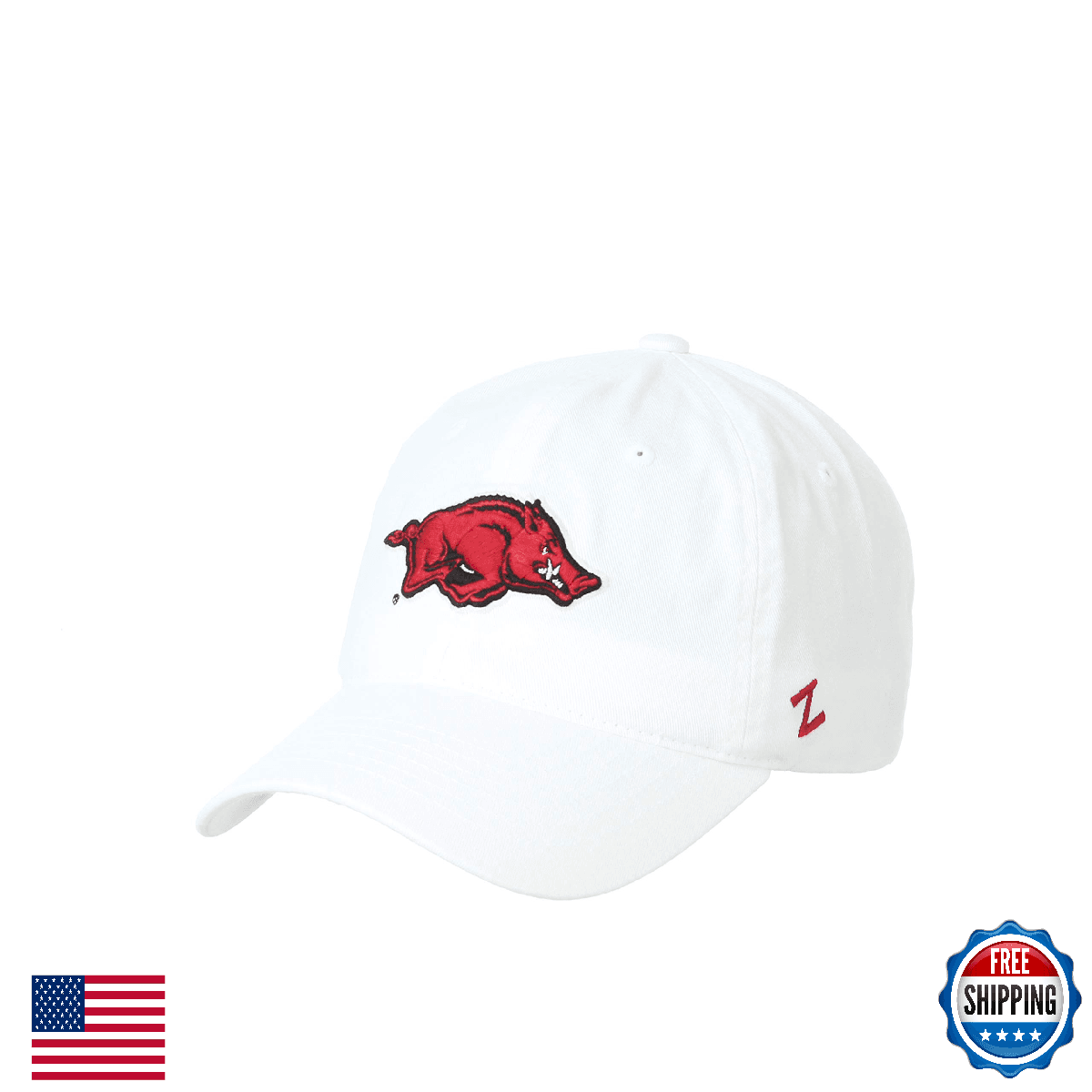 Zephyr Men's Adjustable Scholarship Hat White, One Size - Image 1