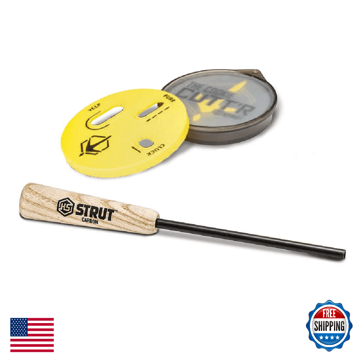 HS Strut Cookie Cutt'R Combo Glass Pot Call - Turkey Hunting - Image 1