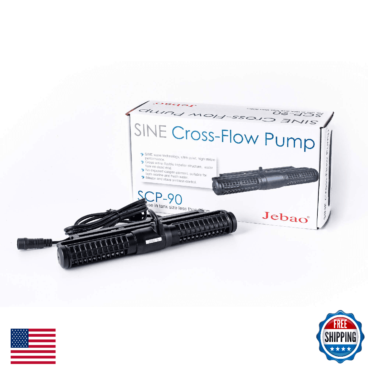 Jebao SCP-90 Sine Cross Flow Pump Wave Maker with Controller - Image 1