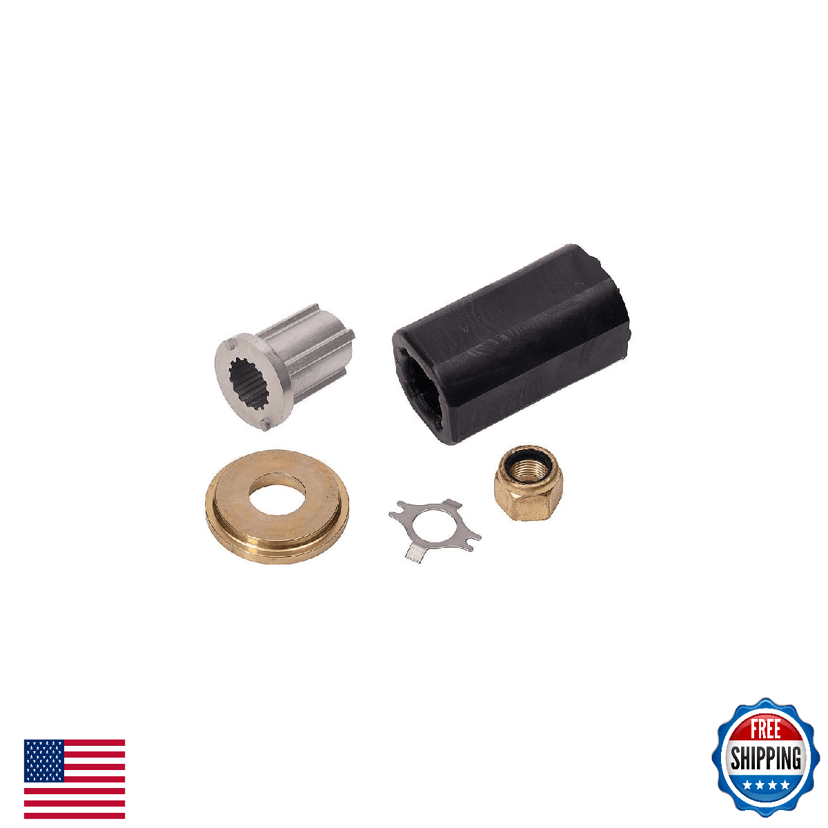 Quicksilver 835257Q1 Flo-Torq II Hub Kit - Mercury/Mariner, MerCruiser Engine - Image 1