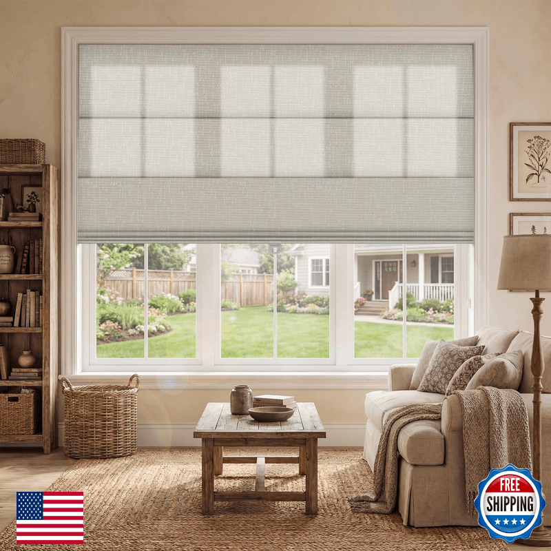 Berissa Light Filtering Roman Shades For Indoor Windows Cordlesspull Down - Image 1