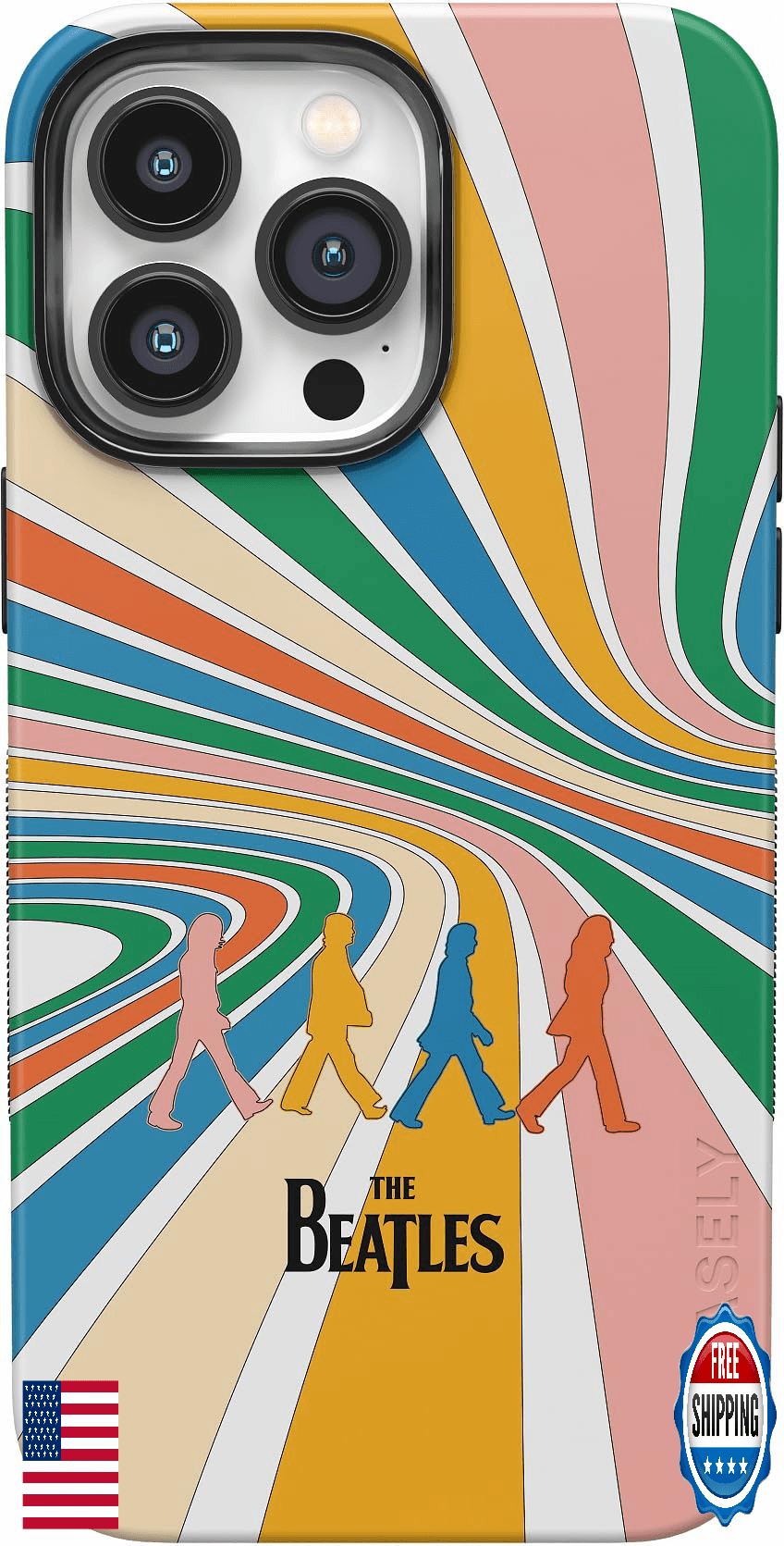 Casely iPhone 14 Pro Max Case | The Beatles | Come Together | Abbey Road - Image 1
