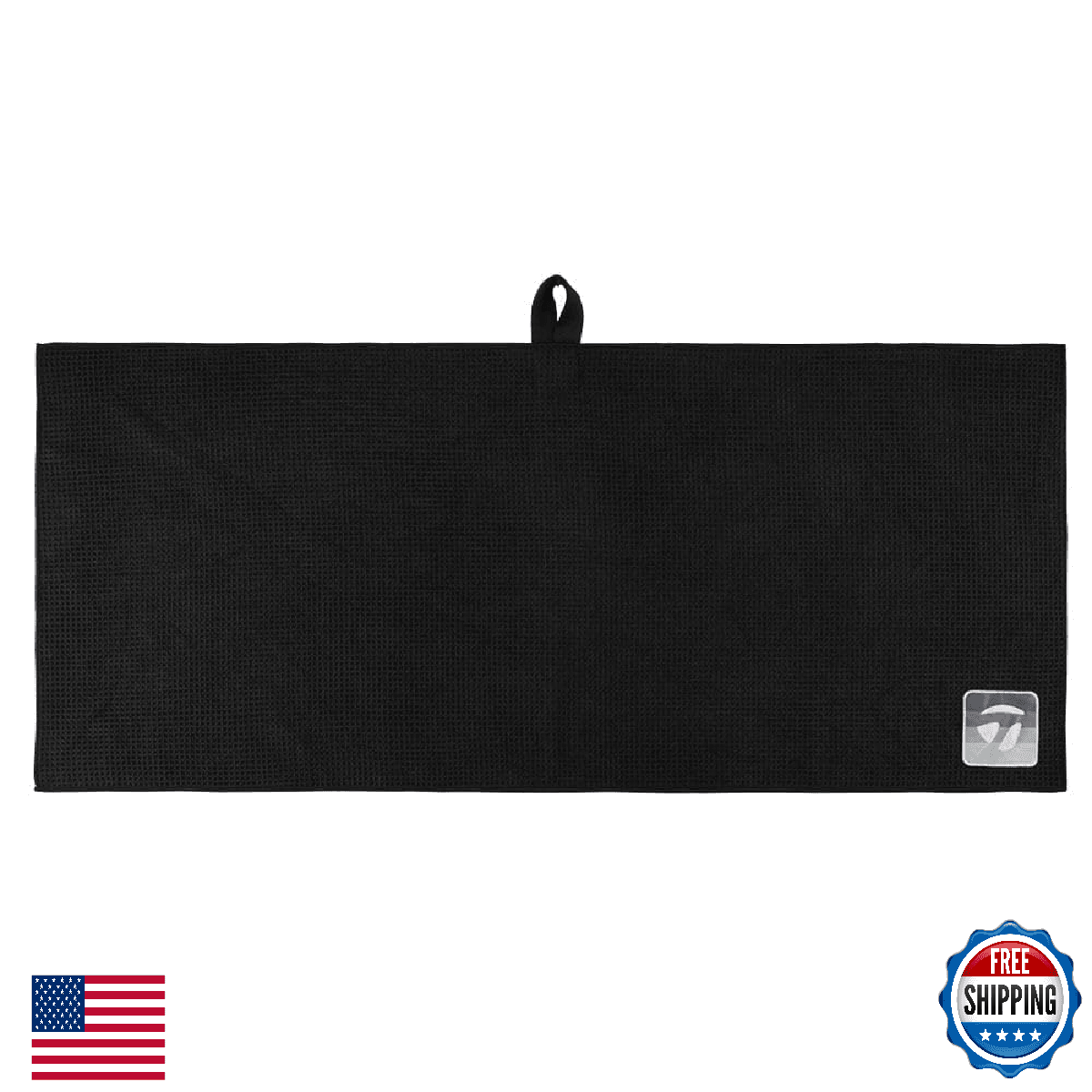 TaylorMade Golf Players Towel - Magnetic, Microfiber, Tour Caddie Size 40"x17" - Image 1