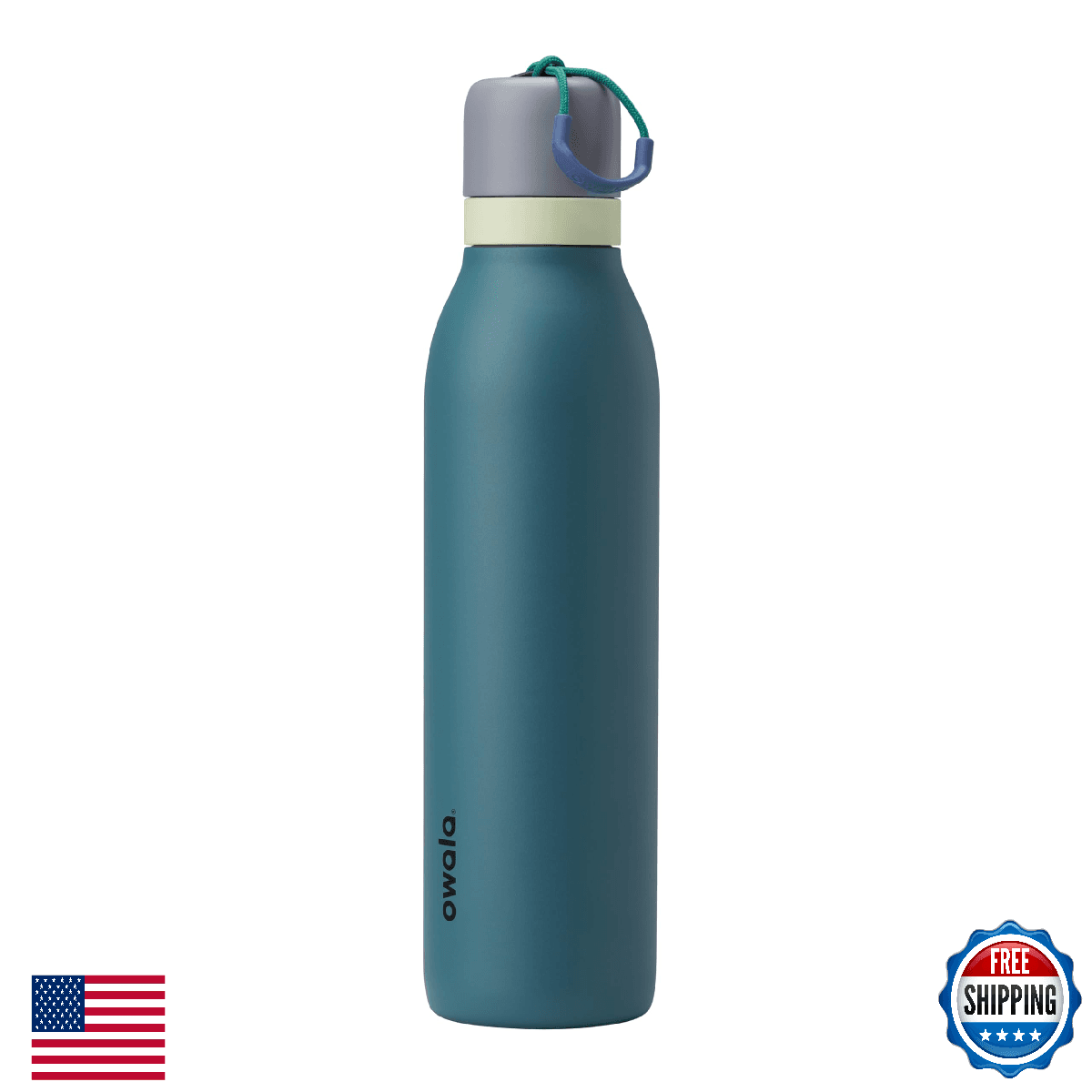 Owala FreeSip Twist Insulated Stainless Steel Water Bottle w/ Straw Sports - Image 1