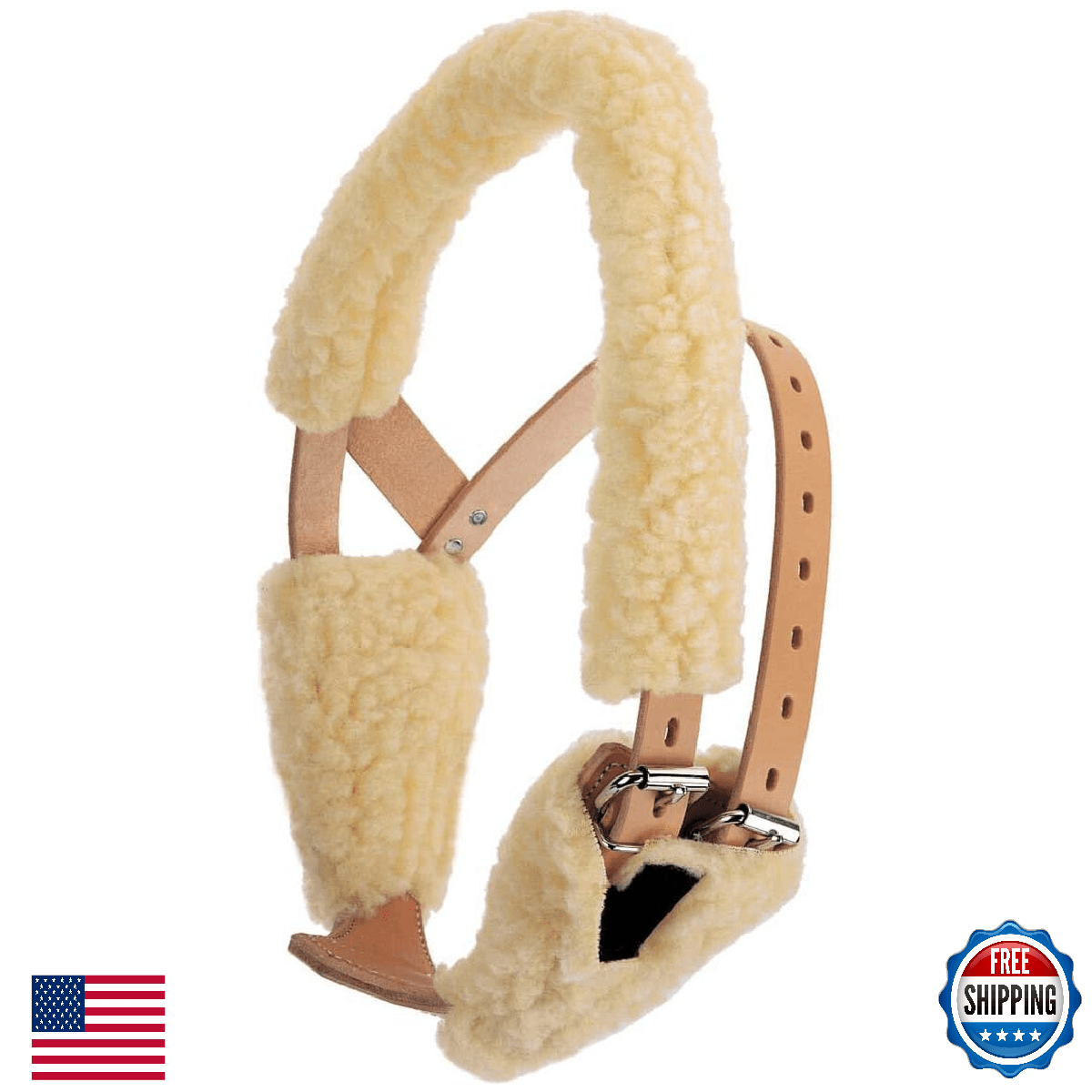 Weaver Leather Miracle Collar Fleece Covers, Maize, Browband & Jowl, Washable - Image 1
