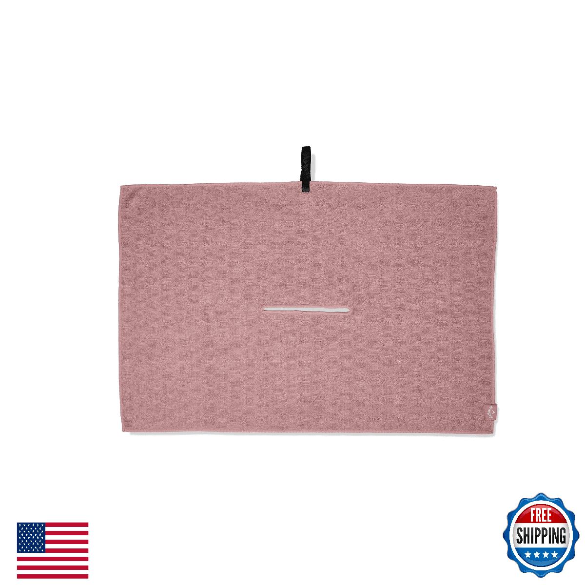 Callaway TW CG OUTPERFORM Players Golf Towel Mauve 23 Microfiber - Image 1