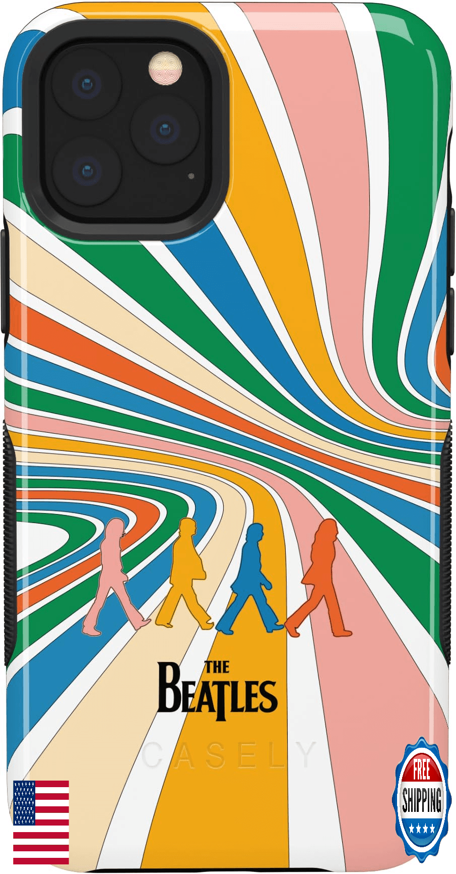 Casely iPhone 11 Pro Max Case | Beatles Abbey Road | Come Together | Bold Protec - Image 1