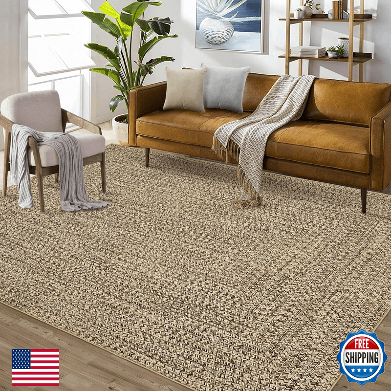 Garvee Printed Rug Not Woven Large Washable Rug 9X12 Non-Slip Rugs For Living - Image 1