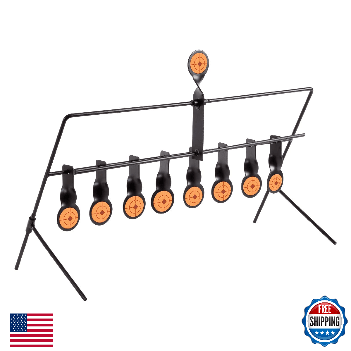 Air Venturi Crazy Eights Reset Airgun Target - Fun & Durable Pellet Trap - Image 1