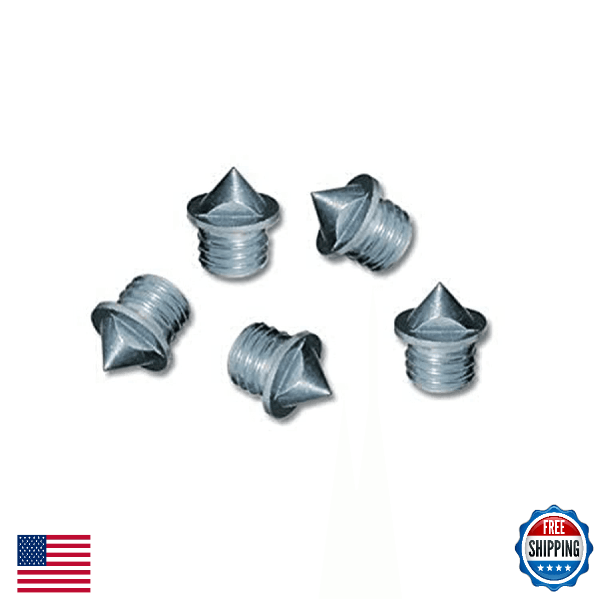 Pyramid Spikes 3/16" - 100 Pack for Track & Field Shoes - Image 1