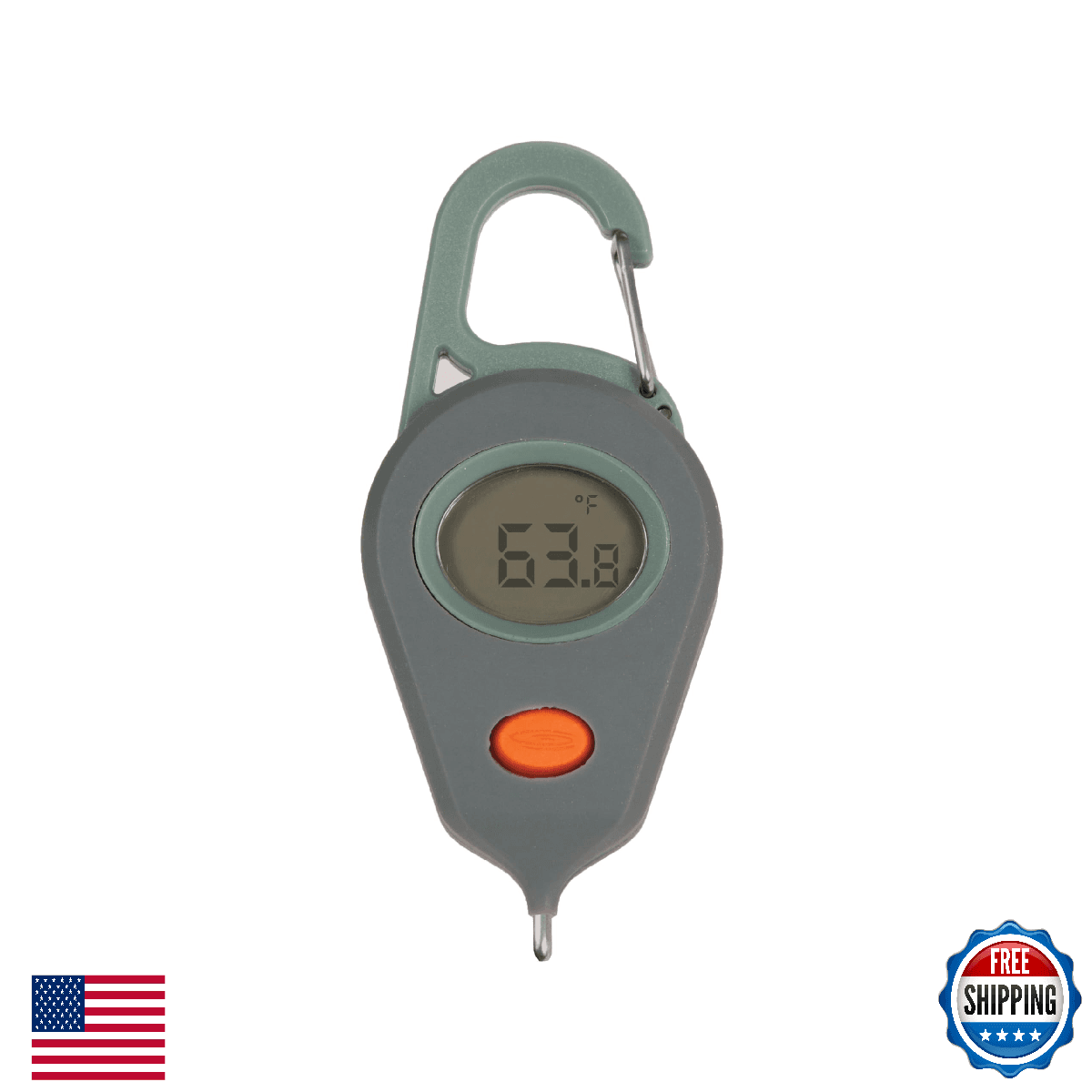 Fishpond Riverkeeper Digital Thermometer | Fly Fishing Water Temp Gauge - Image 1