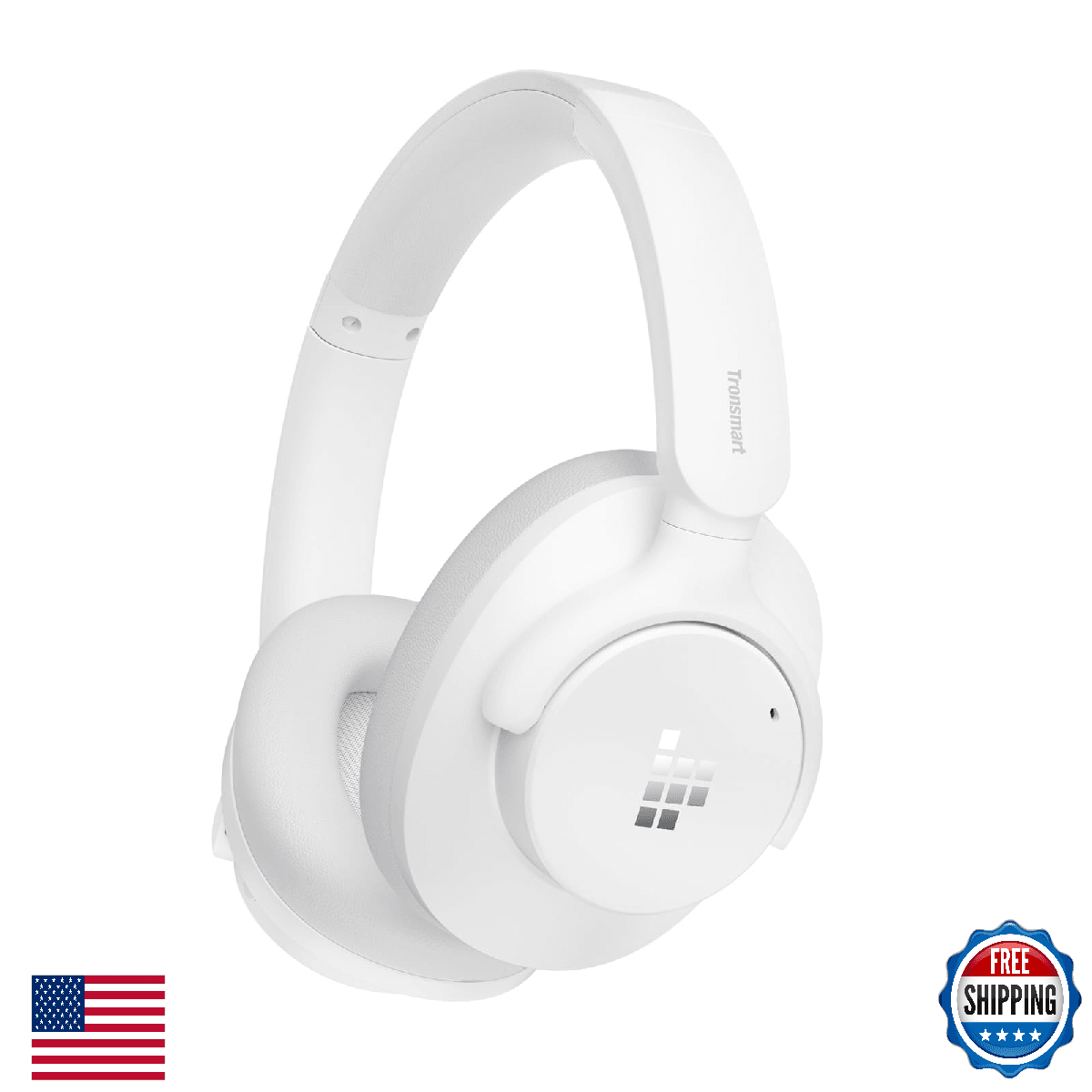 Tronsmart Q20S Hybrid Active Noise Cancelling Headphones, Wireless Over Ear Head - Image 1
