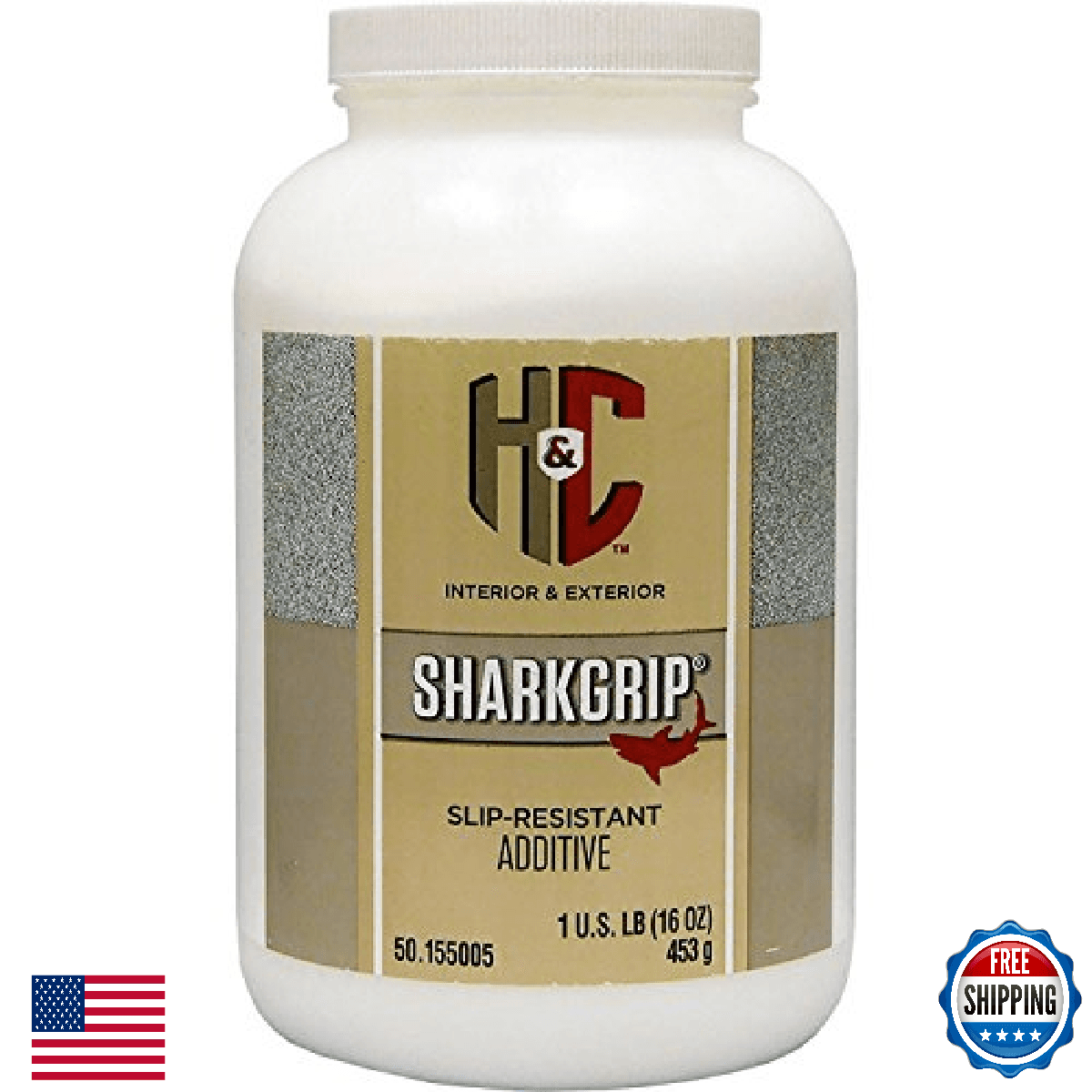 H&C 50.155005 Sharkgrip Slip-Resistant Additive 1-LB for Paint & Sealer - Image 1