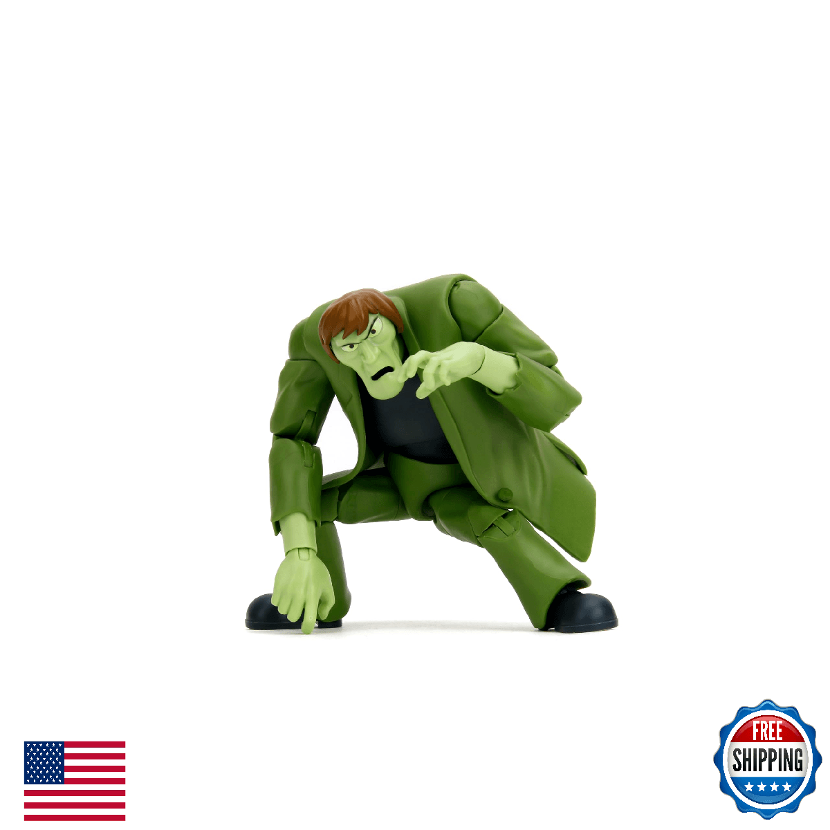 Jada Scooby-Doo Wave 1 Creeper Action Figure 6in Deluxe Fully Articulated Collec - Image 1