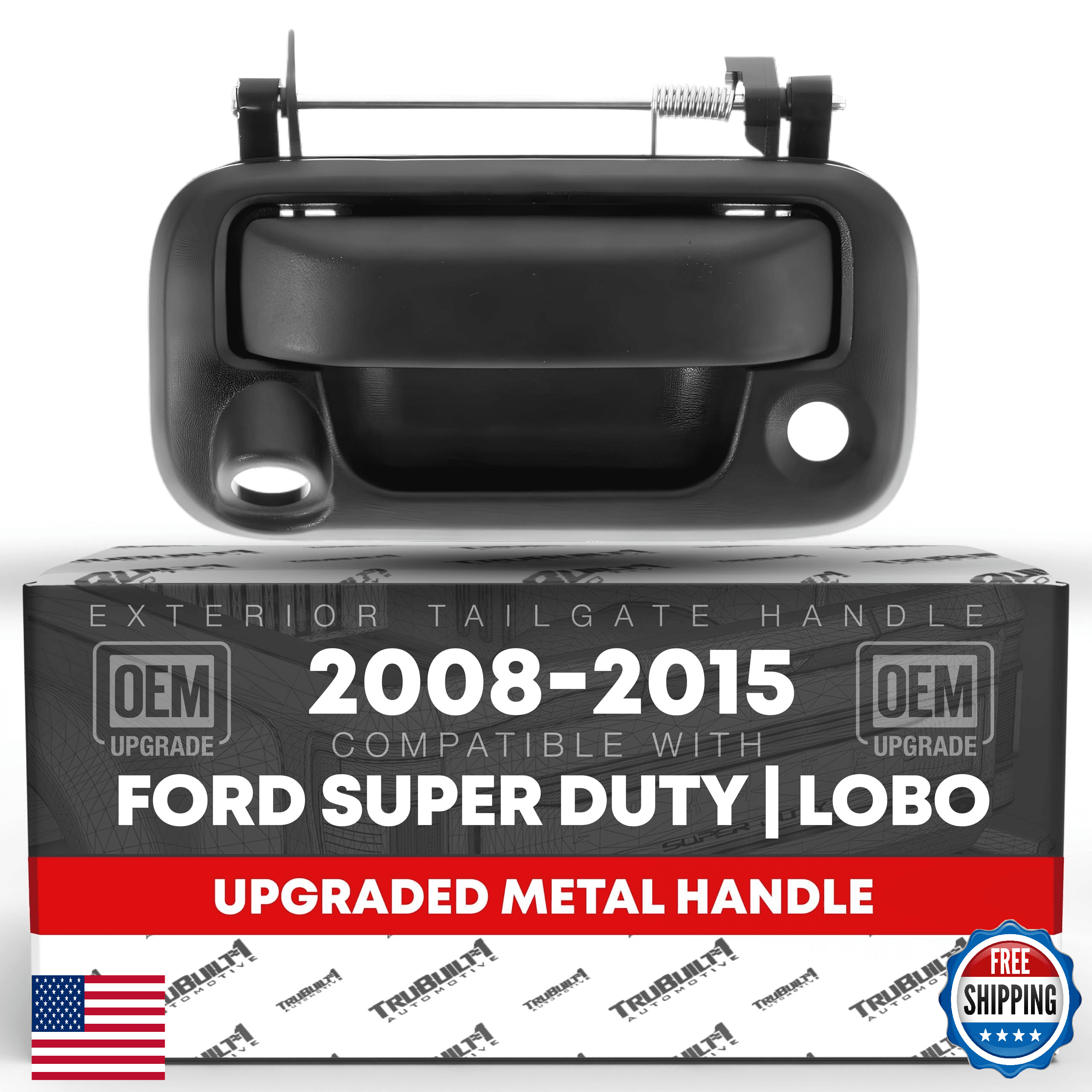 Tailgate Handle w/Camera Hole For 04-16 Ford F-150 F-250 F-350 F-450 F-550 - Image 1