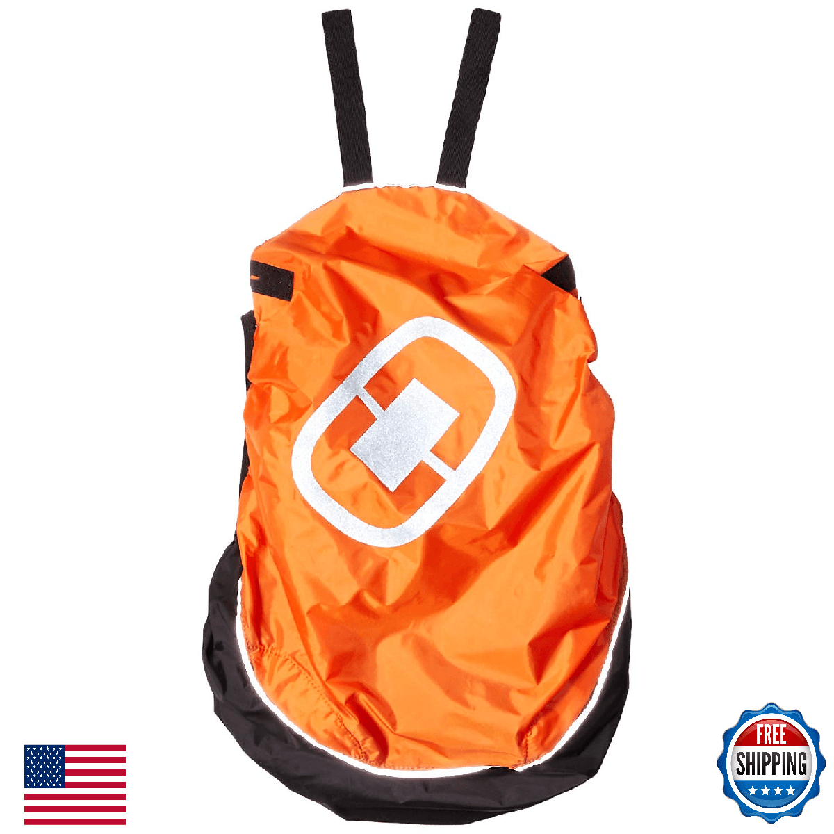 OGIO High-Visibility No Drag Motorcycle Backpack Rain Cover - Image 1