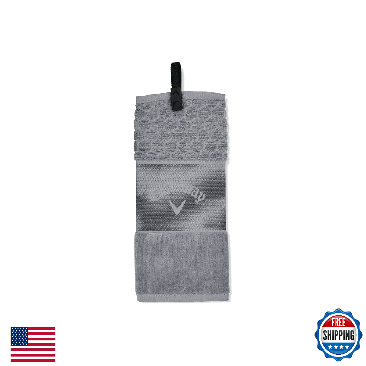 Callaway TW CG Trifold Golf Towel w/ Quick Snap Attachment SVR 23 NEW - Image 1