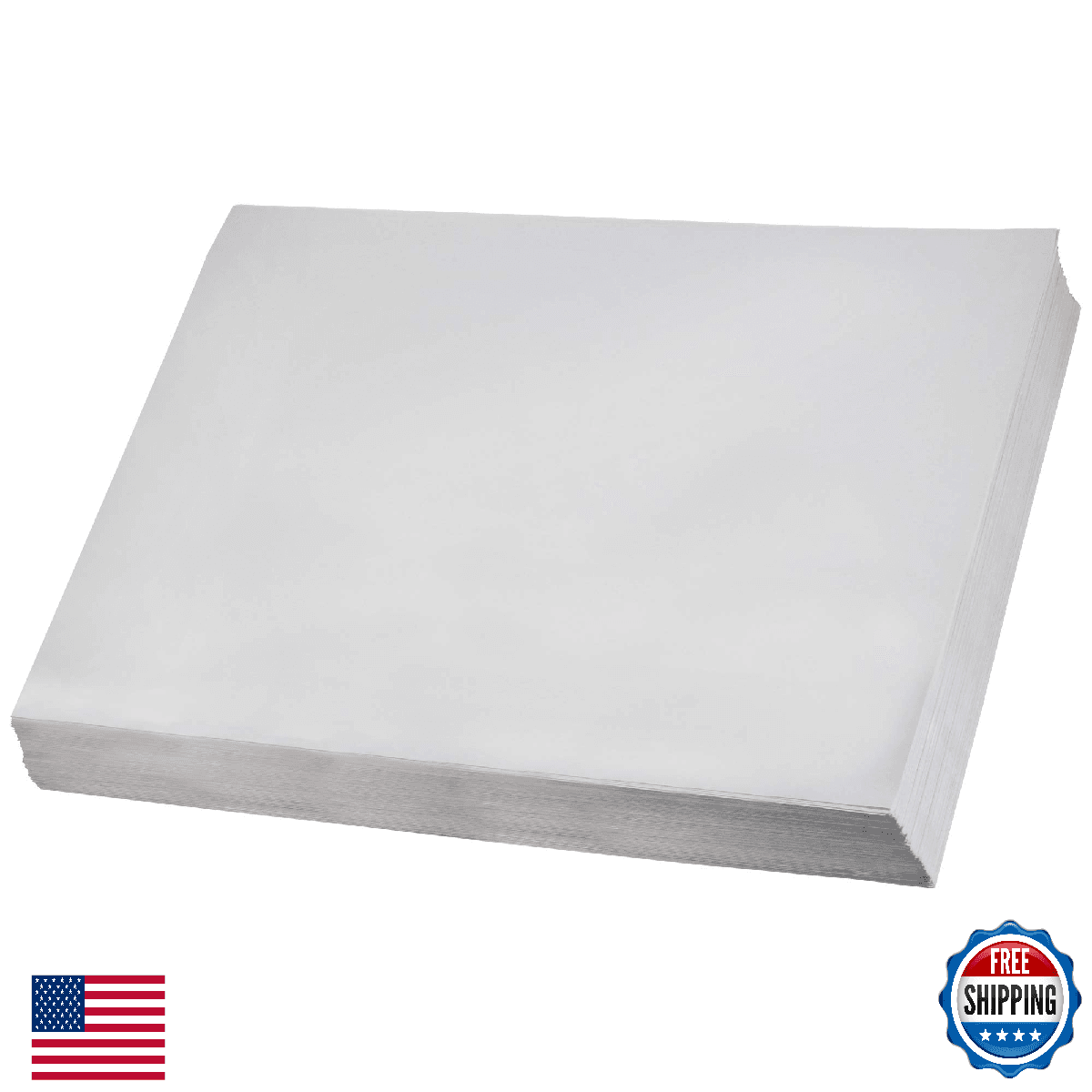 Box USA Packing Paper Sheets 24" x 30" (1000 Sheets, 50 lb) - Newsprint Paper fo - Image 1