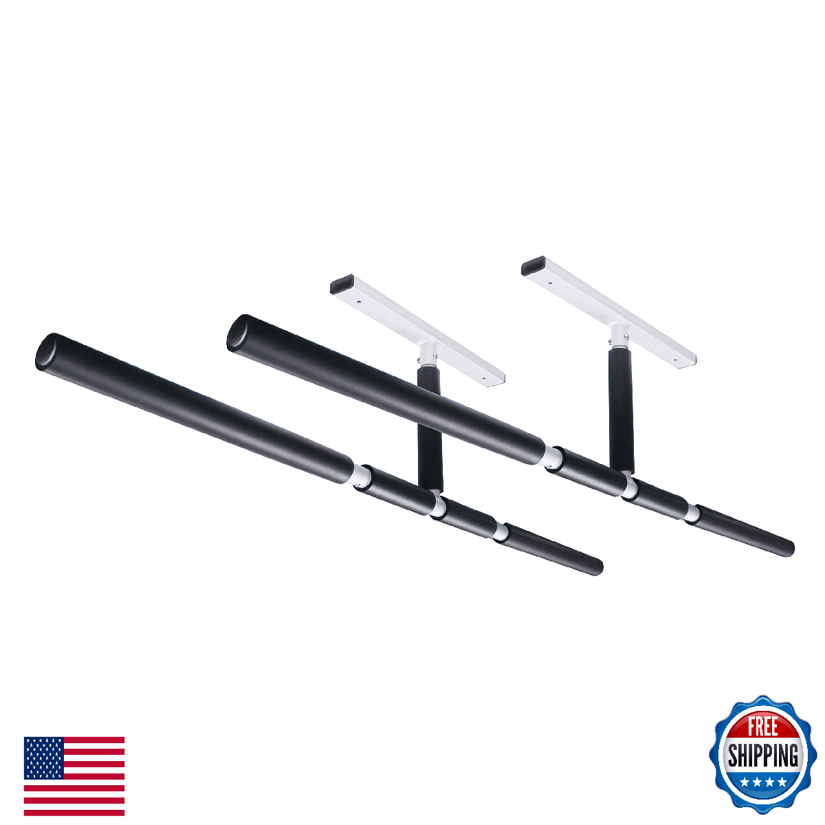 Extreme Max 3006.8417 Aluminum SUP Surfboard Ceiling Rack for Home Garage - Image 1