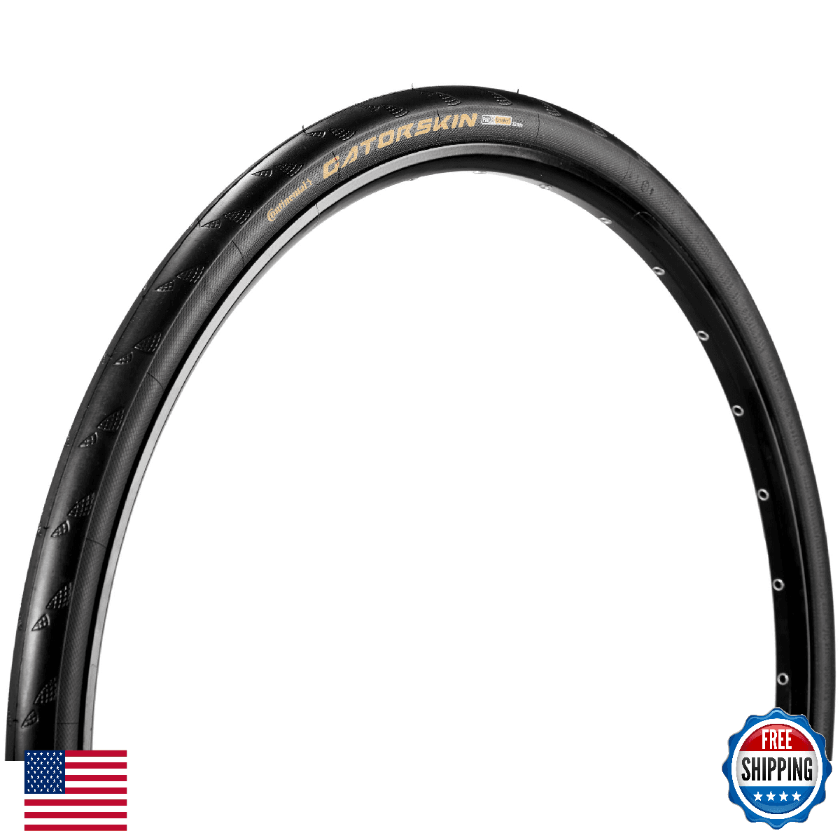 Continental Gatorskin Clincher Tire 700c x 32mm Folding Black Duraskin - Image 1