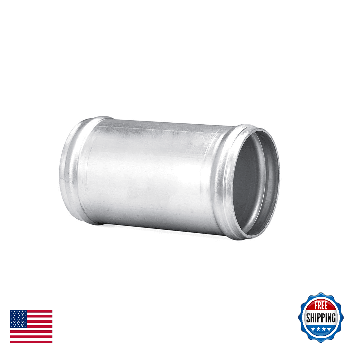 HPS AJ600-300 3" 6" L 16 Gauge 6061 T6 Aluminum Joiner Pipe Tubing Bead Roll - Image 1