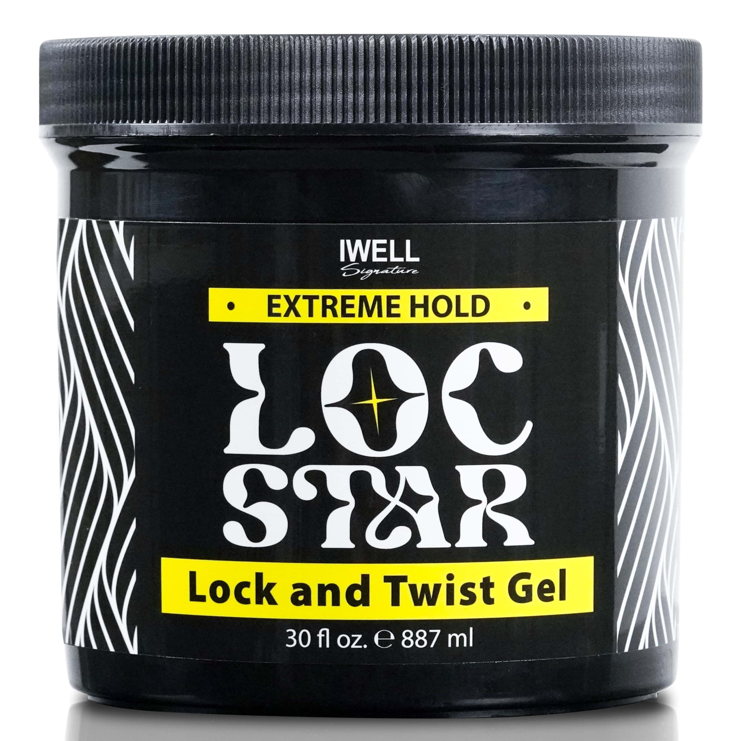 IWELL Signature Loc Star Braid & Loc Gel, 30 fl oz | Extreme Hold for Braids, Lo - Image 1
