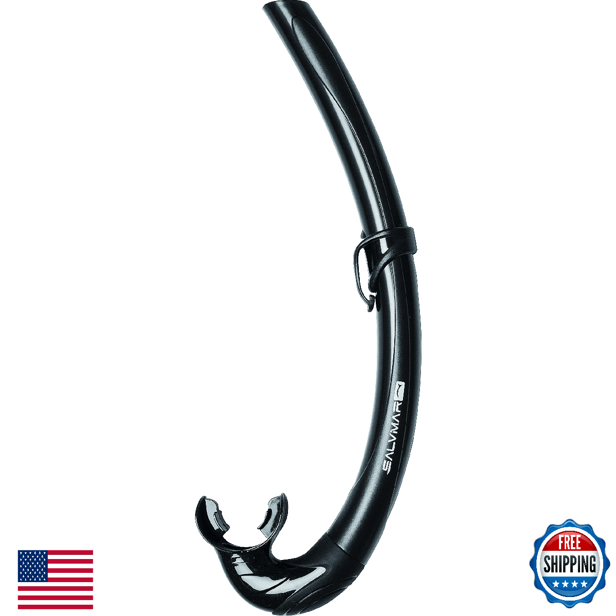 SALVIMAR Time Snorkel - Flexible, Soft Silicone, Hypoallergenic Mouthpiece - Image 1