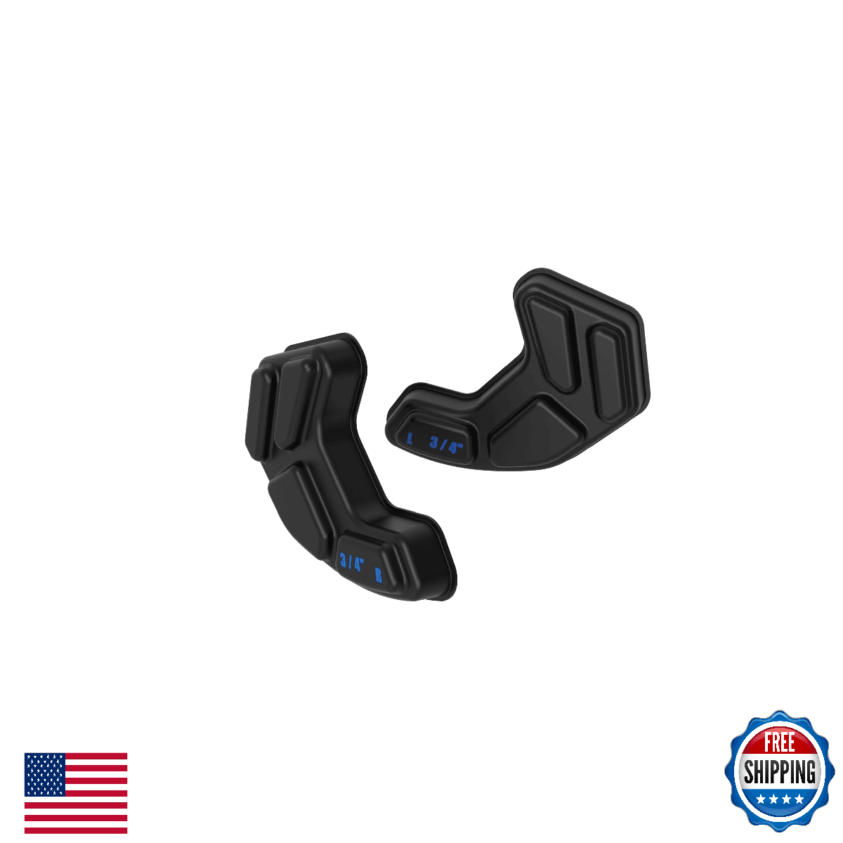 Schutt Varsity HSS Jaw Pads Pair for F7 2.0 VTD Vengeance Pro LTD II Helmets - Image 1