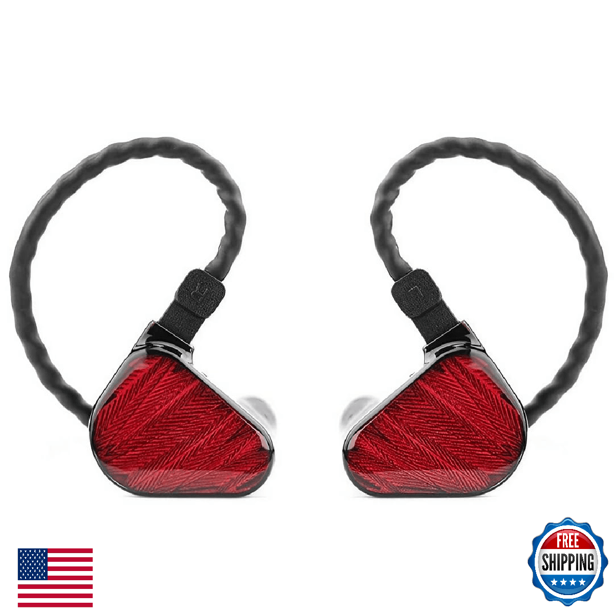TRUTHEAR x Crinacle Zero RED Dual Dynamic Drivers In-Ear Gaming Earbuds HiFi - Image 1