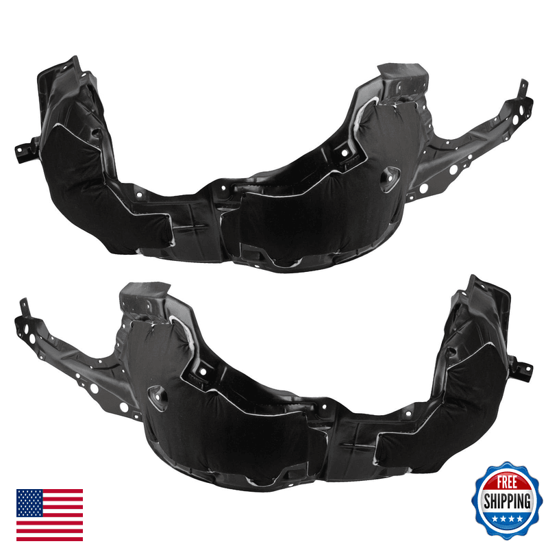 Trq Front Driver And Passenger Side Inner Fender Liner Set Compatible 2016-2021 - Image 1