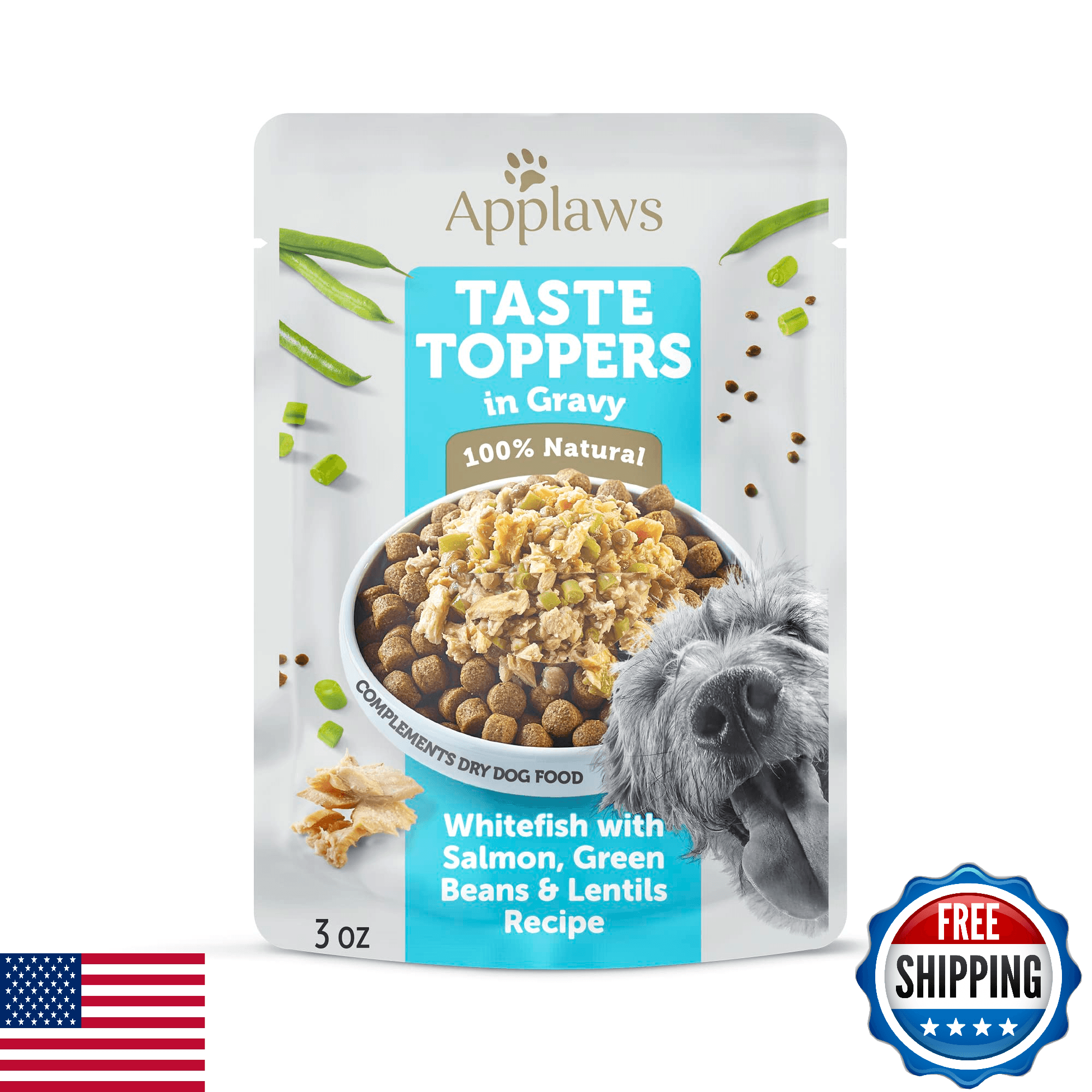 Applaws Taste Toppers Limited Ingredient Dog Food Topper Whitefish with Salmon - Image 1