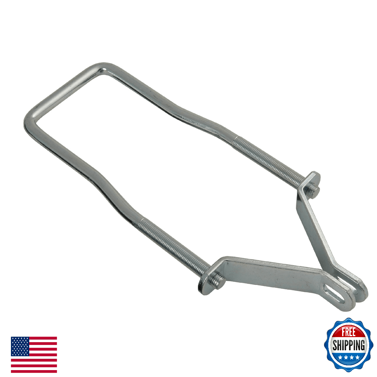CE Smith U-Bolt Spare Tire Carrier Lock Brackets Boat Trailer 8-3/4" - 4/5 Lug - Image 1