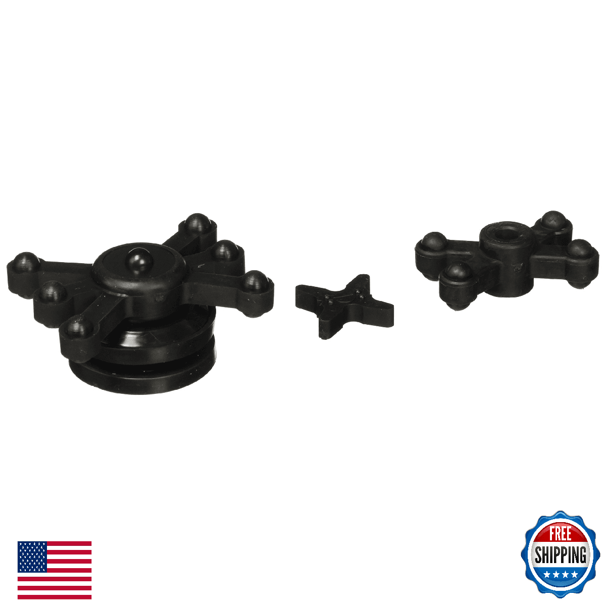 Bowjax Split Limb Crossbow Dampener Kit - Black, Complete & Easy Install - Image 1