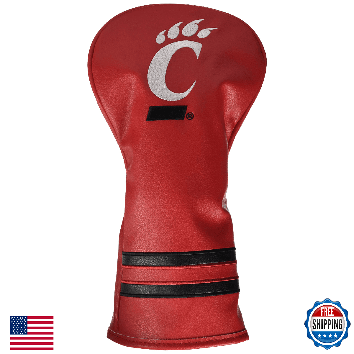 Team Golf NCAA Cincinnati Bearcats Vintage Driver Golf Club Headcover New - Image 1