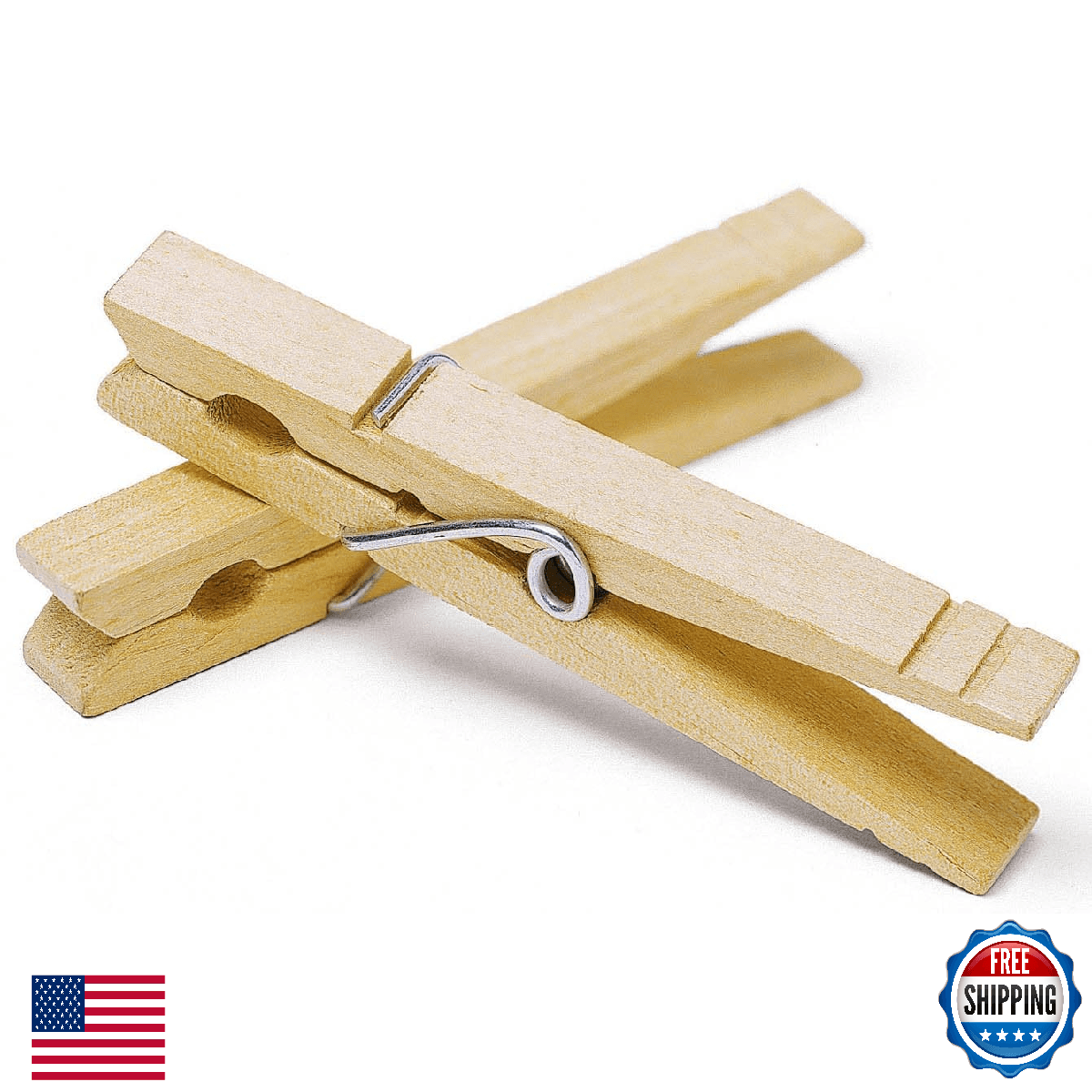 Whitmor Wooden Clothespins - Set of 400 - Image 1