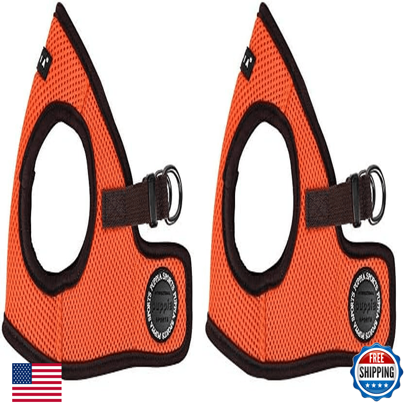 Puppia Soft Vest Harness B Ii - Orange - Xxl Pack Of 2 Puhb1770Orxxl - Image 1