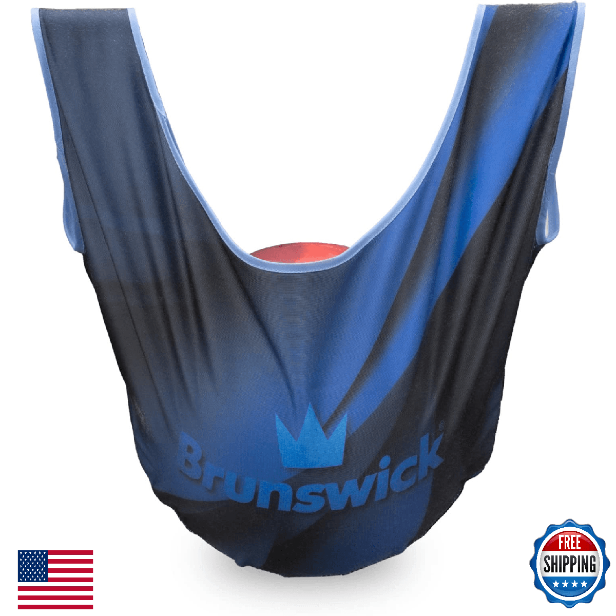 Brunswick Printed See Saw - Dye-Sublimation Bowling Ball Cleaning Pad - Image 1