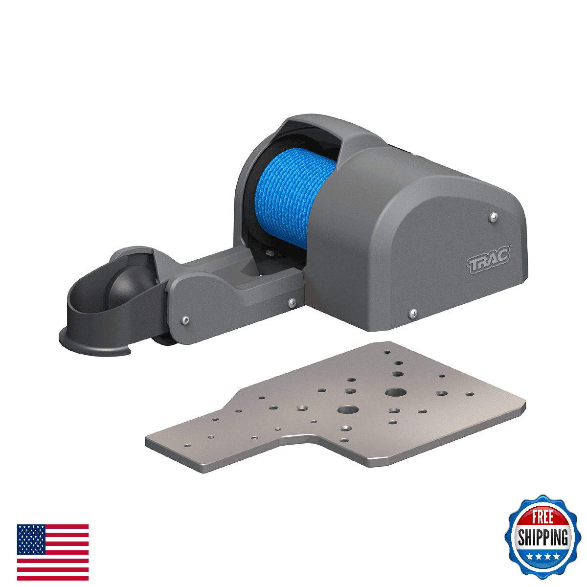 Trac Outdoors Mounting Plate for G3 Fisherman 25, Angler 30, Pontoon 35, Deckboa - Image 1