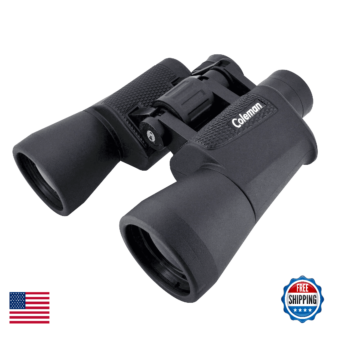 Coleman 10x50 Signature Multi-Purpose Binoculars - Hunting Bird Watching - Image 1