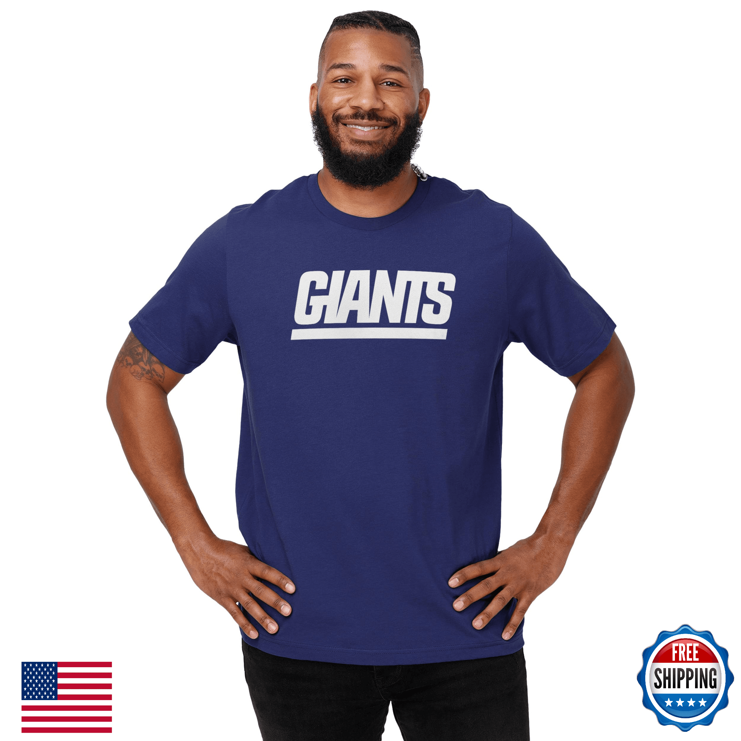 FOCO New York Giants Secondary Logo Primary Color T-Shirt - Large - Image 1